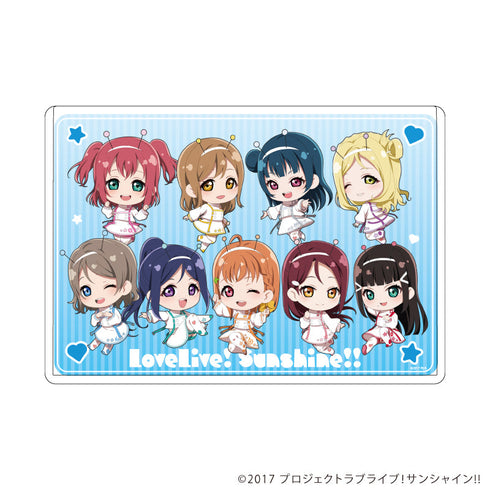 『ラブライブ!サンシャイン!!』キャラクリアケース01/宇宙ver. 集合デザイン(ミニキャライラスト)